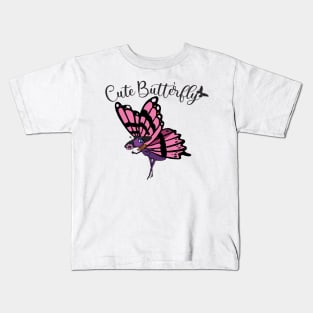 Cool Butterflies Design - Cute Butterfly Kids T-Shirt